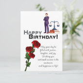 Carte À l'anniversaire d'un brillant avocat (Debout devant)