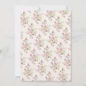 Carte à l'arche florale vierge (Dos)