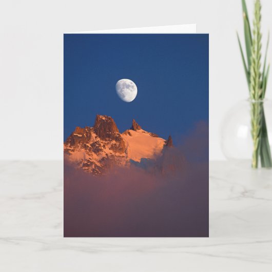 Carte À l'aube | Aiguille du Plan Chamonix, France (Devant)