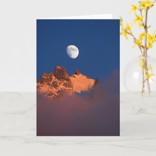 Carte À l'aube | Aiguille du Plan Chamonix, France (Fleur jaune)