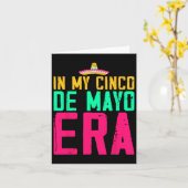 Carte À l'époque de mon Cinco De Mayo Nacho Average Fies (Fleur jaune)