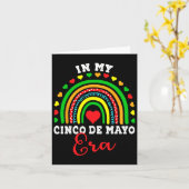Carte À l'époque de mon Cinco De Mayo, une fête de nacho (Fleur jaune)