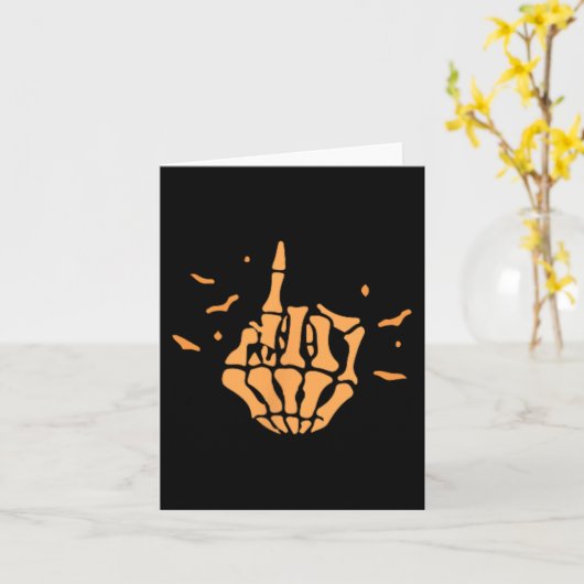 Carte À l'ère de ma fiancée effrayante Groovy Saison eff (Fleur jaune)