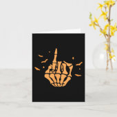 Carte À l'ère de ma mariée Spooky Groovy Saison rétro Sp (Fleur jaune)