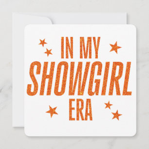 Carte À l'ère de ma Showgirl