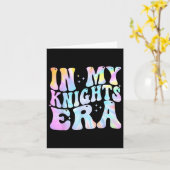 Carte À l'ère de mes chevaliers, jeu d'esprit de rentrée (Fleur jaune)