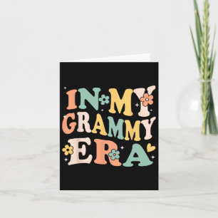 Carte À l'ère de mes Grammy Drôle Sarcastique Groovy Rét