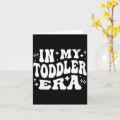 Carte À l'ère de mon bambin, Vie de parent, Humour paren (Fleur jaune)