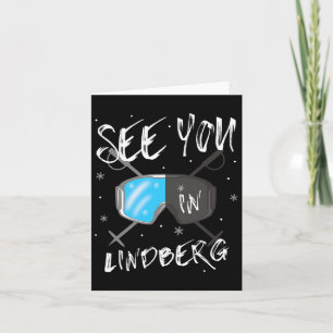 Carte À Lindberg Allemagne Vacances Ski Goggings