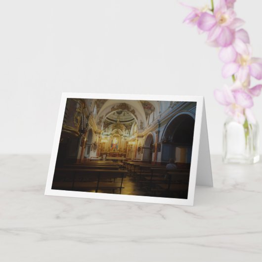 Carte À l'intérieur du monastère San Miguel, Lliria, Esp (Orchidée)