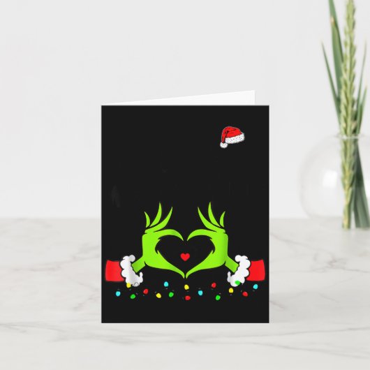 Carte A Little Who Is Due Funny Christmas Pregnancy Anno (Devant)