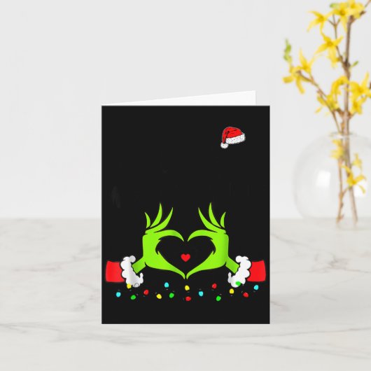 Carte A Little Who Is Due Funny Christmas Pregnancy Anno (Fleur jaune)