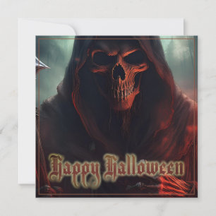Carte À l'ombre de la Grande Faucheuse - Halloween