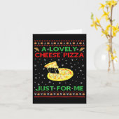 Carte A Lovely Cheese Pizza Alone Funny Kevin X Mas Home (Fleur jaune)