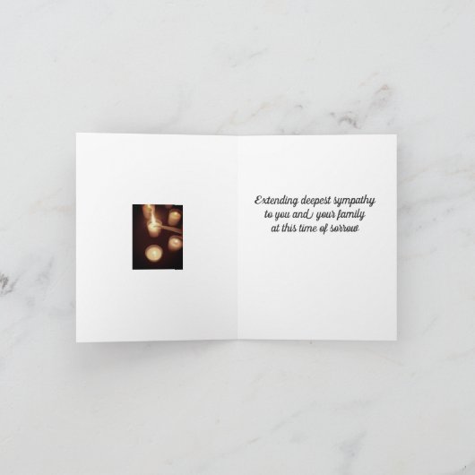 Carte à lumière à bougie (Intérieur)