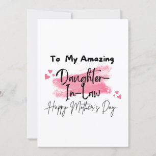 Carte À ma belle-fille incroyable Joyeuse fête des mères