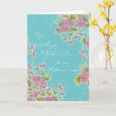 Carte à ma belle-mère, fête des mères heureuse, fleurs (Fleur jaune)