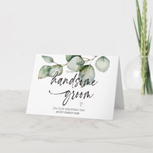 Carte À ma belle salle le jour de notre mariage de la fe