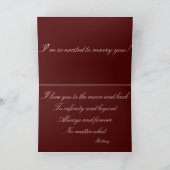 Carte À ma chambre (Intérieur)