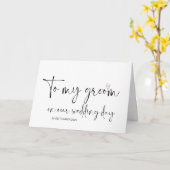 Carte À ma chambre de la mariée Se marier notre Mariage (Fleur jaune)