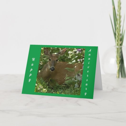 CARTE À "MA CHÈRE" POUR "NOTRE ANNIVERSAIRE" (Devant)