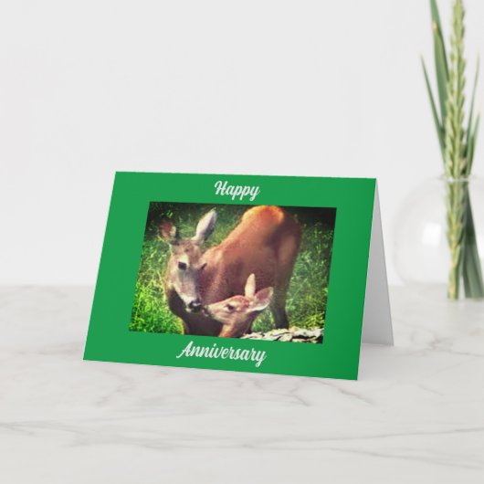 CARTE À "MA CHÈRE" POUR "NOTRE ANNIVERSAIRE" (Devant)
