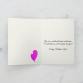 Carte À ma douce fille, une Saint-Valentin (Intérieur)