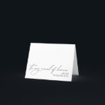 Carte "À ma femme d'honneur le jour de mon mariage<br><div class="desc">Cochez le champ "Logo & Independent Creator Mark" et cochez la case si vous ne voulez pas que le logo apparaisse sur la carte. Conçu pour coordonner avec pour la collection de Faire-part de mariage "Chloe". Voir le lien de collection sur cette page pour voir tous les éléments correspondants dans...</div>