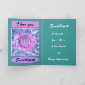 Carte À ma femme - Joyeux 50e anniversaire (Intérieur)