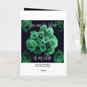 Carte À ma femme - Joyeux anniversaire (Dos)