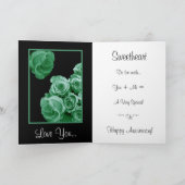 Carte À ma femme - Joyeux anniversaire (Intérieur)