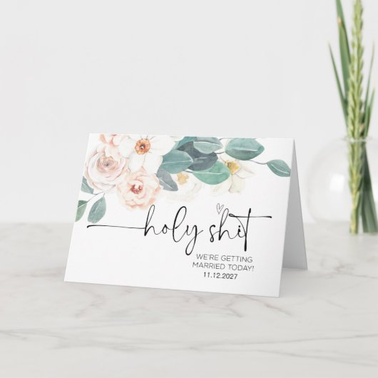 Carte À ma femme mariée le jour du mariage pour se marie (Devant)