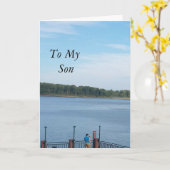 Carte À ma "Fête des pères" (Fleur jaune)