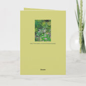 CARTE À MA MAGNIFIQUE MÈRE EN DROIT/FLORALE (Dos)