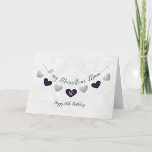 Carte À ma merveilleuse maman, 80e anniversaire