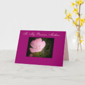Carte À ma Précieuse Mère... (Fleur jaune)