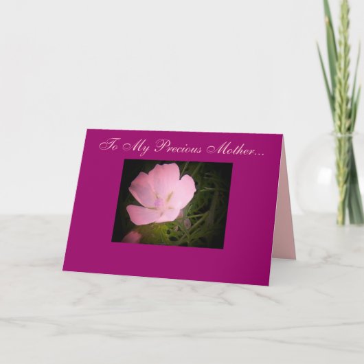 Carte À ma Précieuse Mère... (Devant)