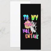 Carte À ma Saint Valentin (Devant / Derrière)