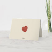 Carte À ma Saint-Valentin (Dos)