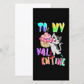 Carte À ma Saint Valentin (Devant / Derrière)