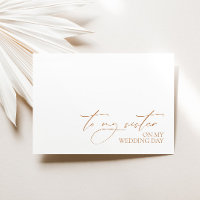 "À ma soeur le jour de mon mariage" Message Mariag