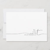 Carte À ma tante Mariage Matin mignon Message (Devant)