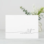 Carte À ma tante Mariage Matin mignon Message (Debout devant)