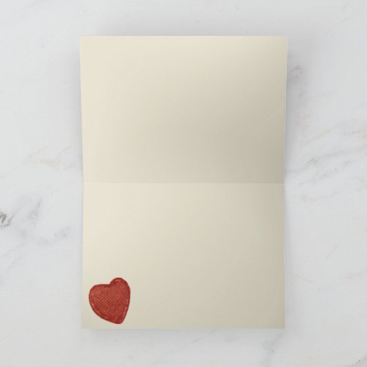 Carte À ma Valentine (Intérieur)