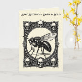 Carte A Massive Monstrous Fly (Fleur jaune)
