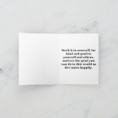 Carte À mentir ou à ne pas feuiller les nuages blancs (Intérieur)