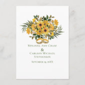 Carte à menu plat 4,5 po x 6,25 po avec anneaux (Dos)