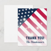 Carte à Merci plat Patriotique Family (Devant / Derrière)