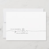 Carte À Mes Parents Mariage Matin Message mignon (Devant)