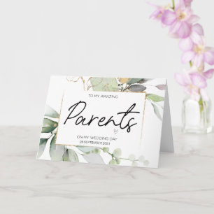 Carte À Mes Parents Mariage Merci Pour Mariées Maman Pap